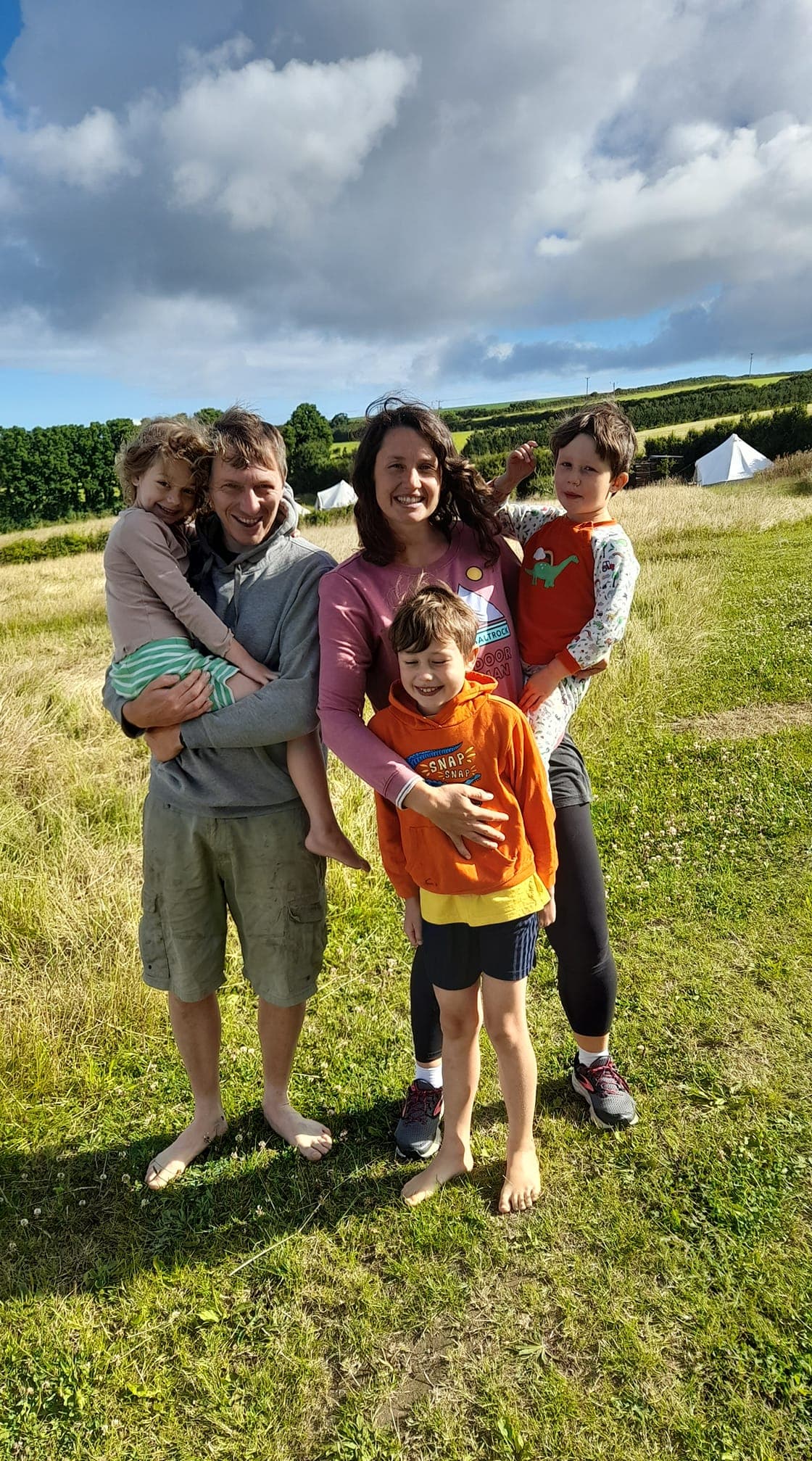 Kate, the proprietor of Porthleven Glamping